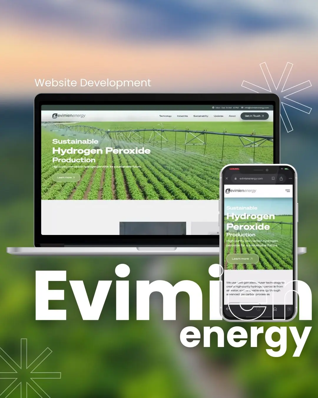 Evimien energy website portfolio